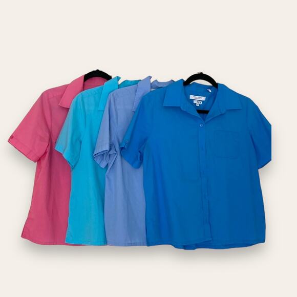 Foxcroft women’s button up professional Bundle of 4 all sz 12 petite - Picture 2 of 13